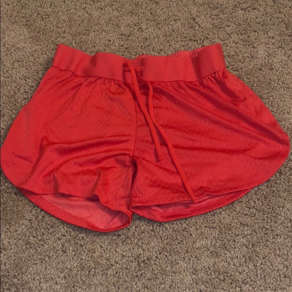 pink gym shorts